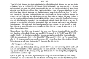 Chỉ thị 06/2013/CT-UBND tăng cường công tác quản lý nhà nước tỉnh Gia Lai