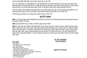 Quyết định 1739/QĐ-BYT 2013 Danh mục thuốc có tài liệu chứng minh tương đương