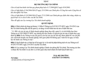 Quyết định 1173/QĐ-BTC năm 2013 đính chính Thông tư 45/2013/TT-BTC