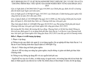 Thông tư liên tịch 68/2013/TTLT-BTC-BLĐTBXH quy định quản lý và sử dụng kinh phí