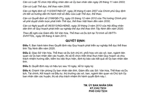 Quyết định 22/2013/QĐ-UBND quy hoạch phát triển sự nghiệp thể dục thể thao Tây Ninh đến 2020