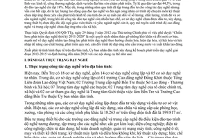 Kế hoạch 2270/KH-UBND năm 2013 phát triển dạy nghề giai đoạn 2013-2015 Bến Tre