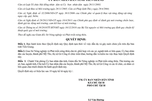 Quyết định 17/2013/QĐ-UBND dẫn dụ và gây nuôi chim yến tại tỉnh Tiền Giang