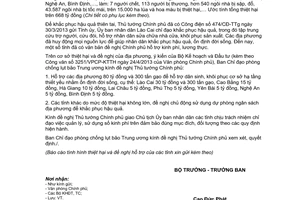 Công văn 60/PCLBTW năm 2013 tình hình thiệt hại và khắc phục hậu quả lốc xoáy