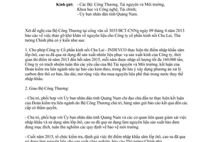 Công văn 679/TTg-KTN tháo gỡ khó khăn nhiên liệu Công ty cổ phần kính nổi