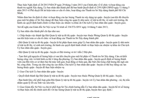 Công văn 2345/UBND-VX 2013 thành lập Đội quản lý trật tự đô thị Hồ Chí Minh