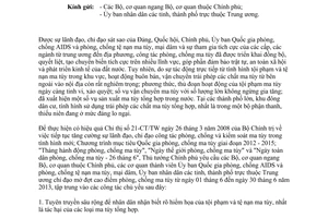 Công văn 692/TTg-KGVX tổ chức hoạt động trong Tháng hành động phòng chống ma túy