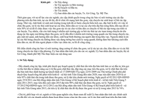 Công văn 2184/UBND-NN 2013 thu gom xử lý rác khu dân cư bãi trung chuyển rác sinh hoạt địa phương Tiền Giang