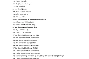 Quy chuẩn kỹ thuật quốc gia QCVN 66:2013/BGTVT về trạm kiểm tra tải trọng xe do Bộ Giao thông vận tải ban hành