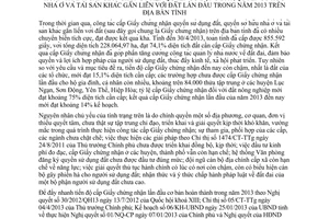 Chỉ thị 05/CT-UBND năm 2013 cấp Giấy chứng nhận quyền sử dụng đất Bắc Giang