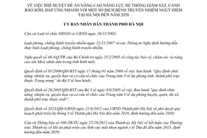 Quyết định 2830/QĐ-UBND năm 2013 Đề án Nâng cao năng lực hệ thống giám sát