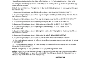 Thông tư 06/2013/TT-BGTVT Quy chuẩn kỹ thuật quốc gia liên quan tàu biển