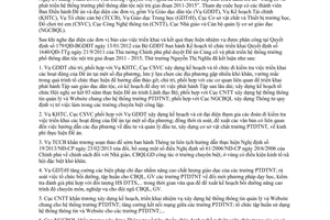 Thông báo 534/TB-BGDĐT kết luận của Thứ trưởng Nguyễn Thị Nghĩa tại cuộc họp