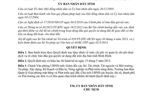 Quyết định 08/2013/QĐ-UBND chi phí thuê dịch vụ bán đấu giá quyền sử dụng đất