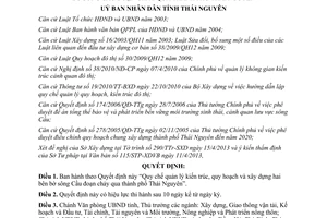 Quyết định 06/2013/QĐ-UBND Quản lý kiến trúc quy hoạch hai bên bờ sông Cầu