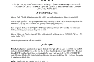 Quyết định 869/QĐ-UBND gia hạn thời gian thực hiện Quyết định 1917/QĐ-UBND Thừa Thiên Huế
