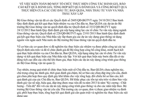 Chỉ thị 05/CT-BGTVT năm 2013 kiện toàn bộ máy tổ chức đánh giá công bố kết quả