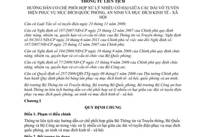 Thông tư liên tịch 10/2013/TTLT-BTTTT-BQP-BCA hướng dẫn xử lý nhiễu có hại