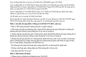 Thông tư 61/2013/TT-BTC sửa đổi Thông tư 04/2013/TT-BTC phí qua phà