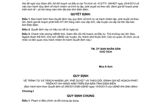 Quyết định 266/QĐ-UBND kế hoạch phát triển kinh tế xã hội Điện Biên năm 2013