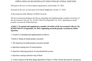 Decree No. 47/2013/ND-CP amending and supplementing a number of articles of the