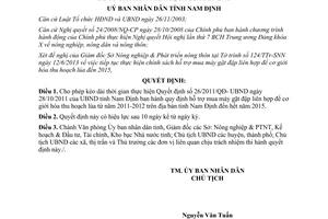 Quyết định 22/2013/QĐ-UBND tiếp tục hỗ trợ mua máy gặt đập liên hợp Nam Định