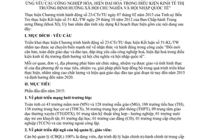 Kế hoạch 2961/KH-UBND thực hiện Chương trình hành động 23-CTr/TU Bến Tre