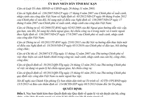 Quyết định 995/2013/QĐ-UBND quản lý xét duyệt CBCC viên chức đi nước ngoài