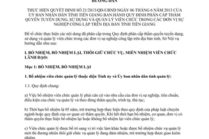 Hướng dẫn 186/HD-SNV 2013 thực hiện 21/2013/QĐ-UBND tỉnh Tiền Giang