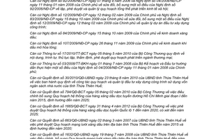 Quyết định 1208/QĐ-UBND 2013 điều chỉnh Quy hoạch kinh doanh xăng dầu Thừa Thiên Huế