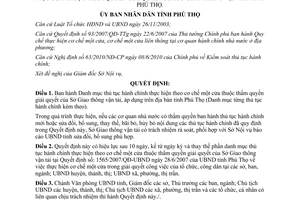 Quyết định 24/2013/QĐ-UBND thủ tục hành chính cơ chế một cửa Sở Giao thông vận tải Phú Thọ