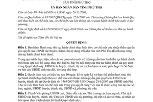 Quyết định 11/2013/QĐ-UBND thủ tục hành chính cơ chế một cửa Ủy ban nhân dân huyện Phú Thọ