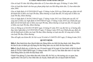 Quyết định 35/2013/QĐ-UBND Bảng điểm các khối thi đua thuộc tỉnh Ninh Thuận