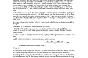 Công văn 2075/UBND-KTTH hướng dẫn tiết kiệm dự toán chi thường xuyên 7 tháng cuối 2013 Quảng Nam