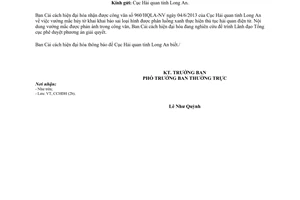 Công văn 3278/TCHQ-CCHĐH năm 2013 hủy tờ khai khai báo sai loại