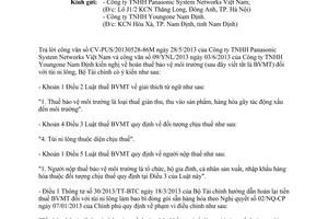 Công văn 7847/BTC-CST năm 2013 hoàn thuế bảo vệ môi trường đối với túi ni lông