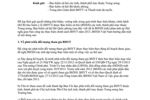 Công văn 2380/BHXH-CSYT nghiệp vụ sau giao ban tập huấn chính sách bảo hiểm y tế 2013