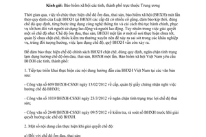 Công văn 2388/BHXH-CSXH năm 2013 ngăn chặn lạm dụng để hưởng chế độ bảo hiểm xã hội một lần