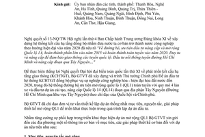 Công văn 6146/BGTVT-CQLXD 2013 Dự án mở rộng QL1 đoạn Thanh Hóa - Cần Thơ