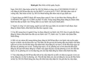Công văn 2156/BHXH-NVGĐ1 2014 phân bổ thẻ bảo hiểm y tế đăng ký khám chữa bệnh ban đầu Hồ Chí Minh