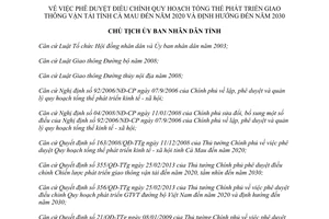 Quyết định 818/QĐ-UBND 2013 Quy hoạch giao thông vận tải Cà Mau đến 2020 2030