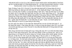 Thông báo 372/TB-VP tình hình kinh tế xã hội công tác trọng tâm tháng 6 TPHCM