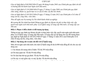 Thông tư 74/2013/TT-BTC quy định các khoản chi phí phục vụ Lễ Quốc tang