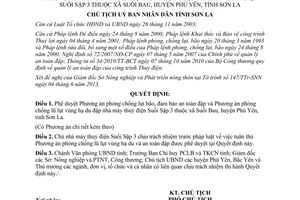 Quyết định 1154/QĐ-UBND 2013 phòng chống lụt bão đảm bảo an toàn đập phòng chống lũ lụt hạ du đập thuỷ điện Suối Sập 3