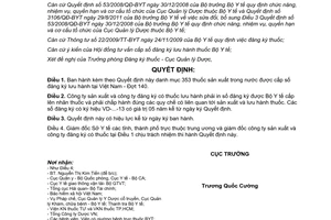 Quyết định 157/QĐ-QLD danh mục thuốc sản xuất trong nước được lưu hành năm 2013