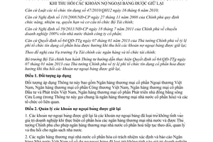 Thông tư 83/2013/TT-BTC hướng dẫn Quyết định 64/QĐ-TTg tỷ lệ phí của TCTD