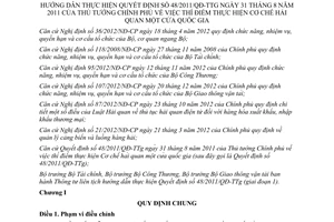 Thông tư liên tịch 84/2013/TTLT-BTC-BCT-BGTVT thực hiện Quyết định 48/2011/QĐ-TT