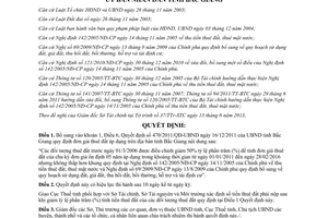 Quyết định 277/2013/QĐ-UBND bổ sung quy định đơn giá thuê đất Bắc Giang