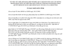 Quyết định 25/2013/QĐ-UBND sửa đổi bán đấu giá cây đứng trong khai thác gỗ Hà Tĩnh