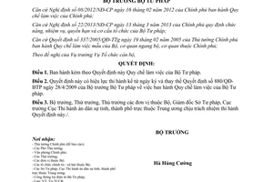 Quyết định 1685/QĐ-BTP năm 2013 Quy chế làm việc của Bộ Tư pháp